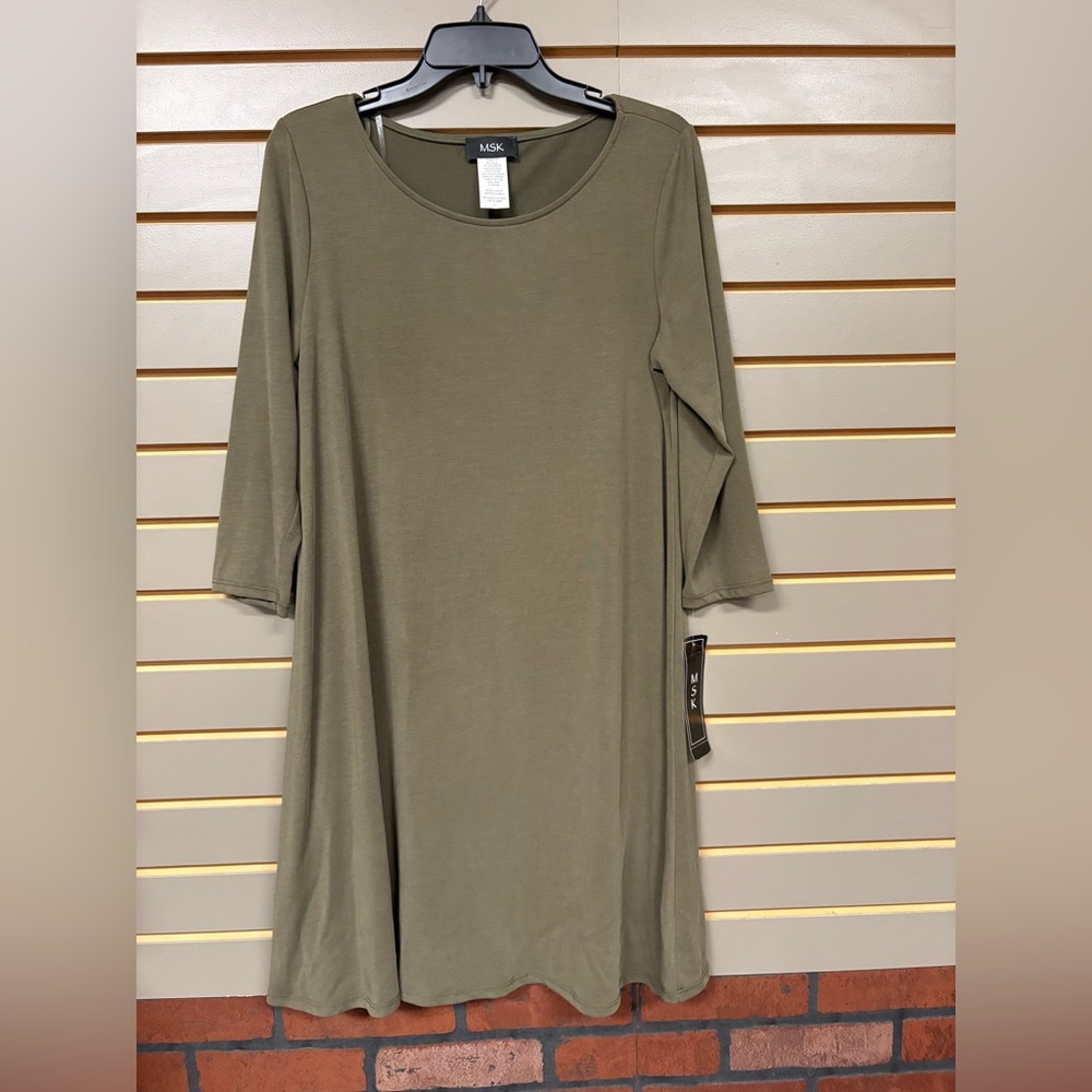 MSK Sage Green Dress, size L